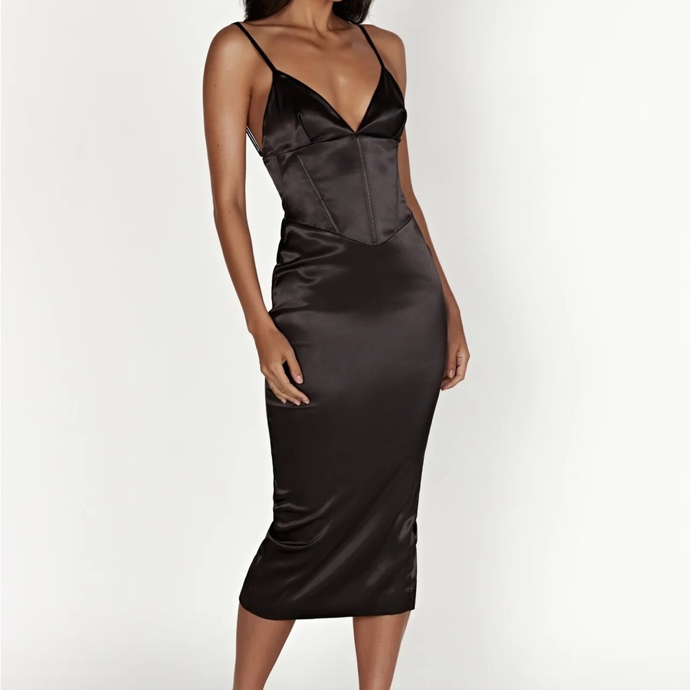 NWT Brie Corset Midi Dress